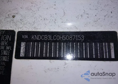 2017 Kia Niro Lx from USA, damaged, VIN KNDCB3LC0H5087153